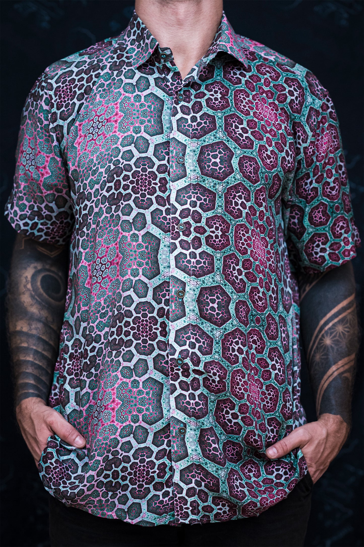 Fractal Echo ✧ Bamboo Shirt