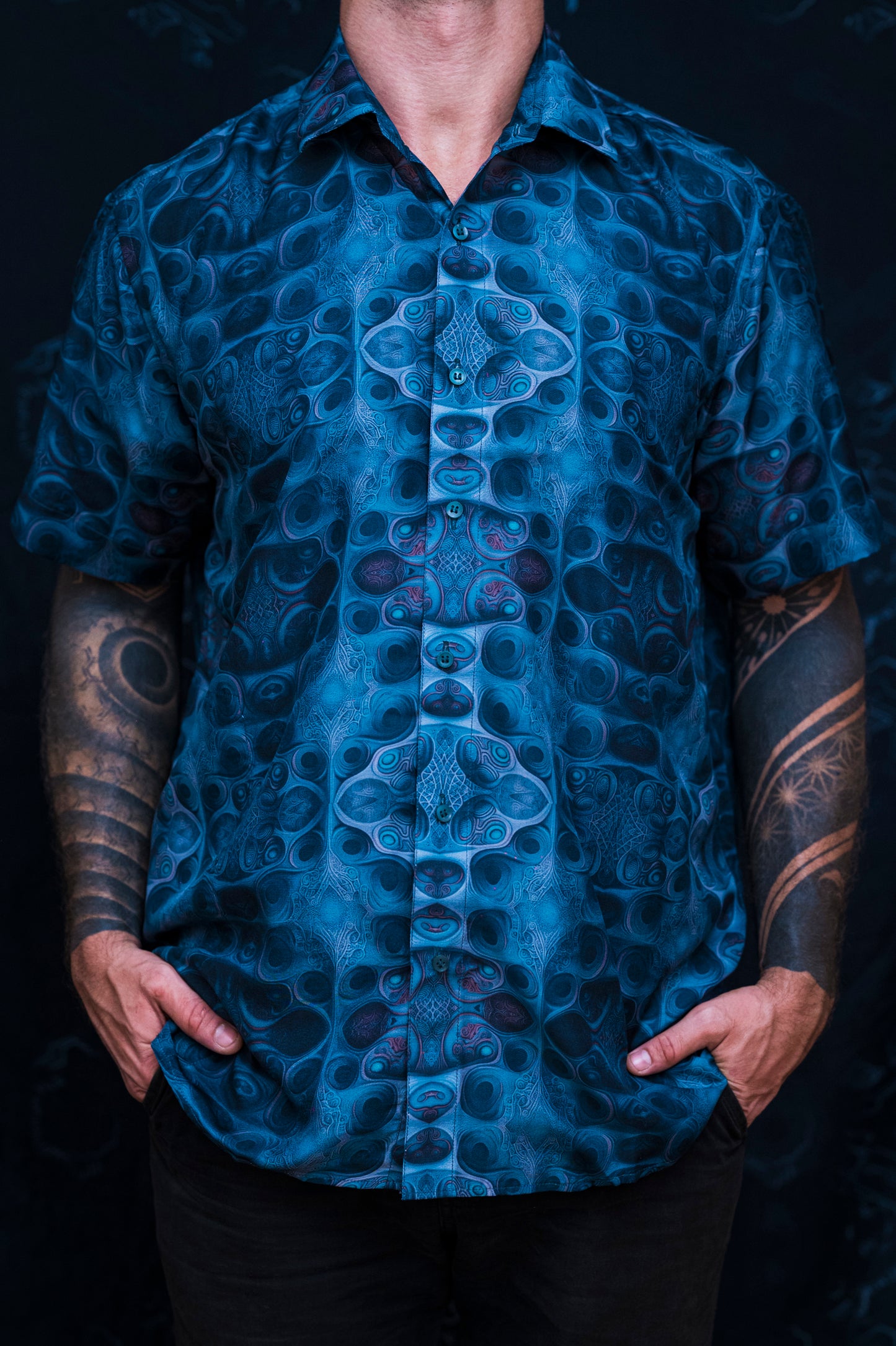 Fractal Futurescape ✧ Cotton Shirt