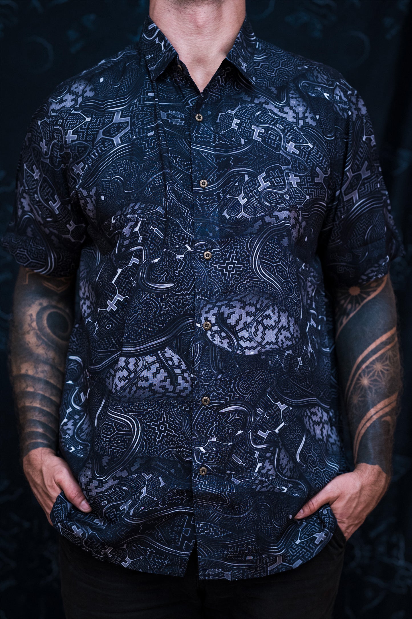 Serpent Monochrome ✧ TAS ✧ Bamboo Shirt