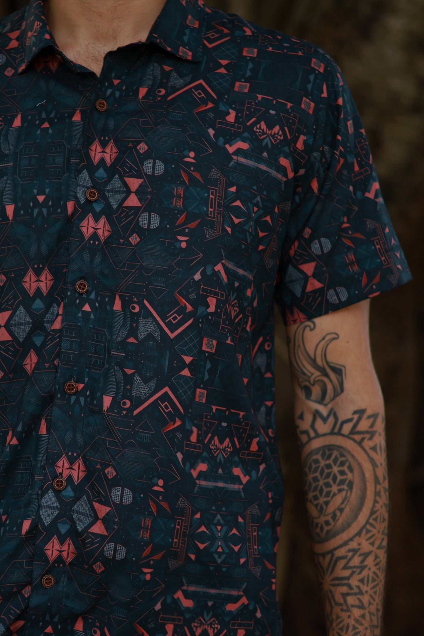 Astral Geomatrix ✧ Cotton Shirt