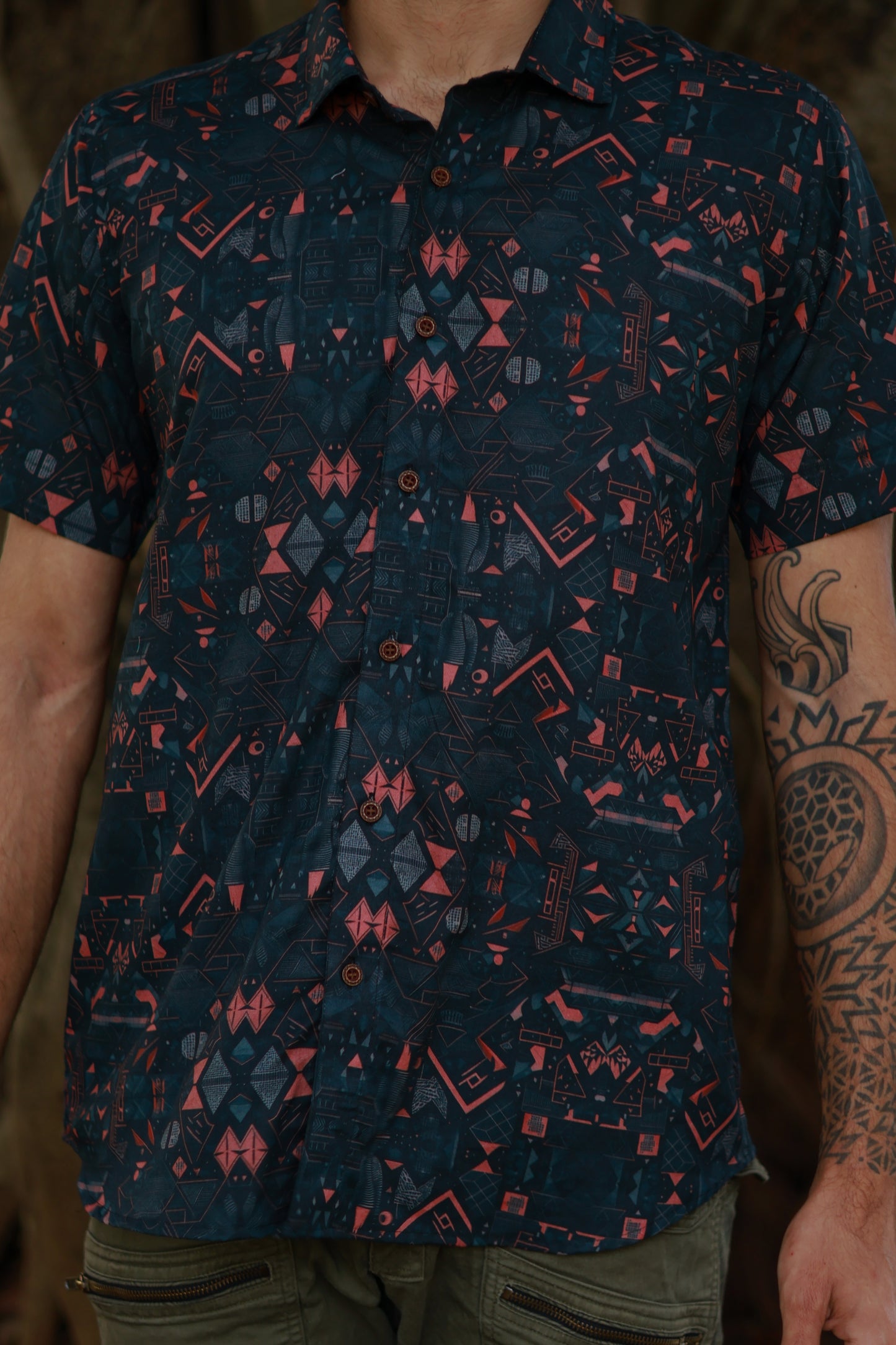 Astral Geomatrix ✧ Cotton Shirt