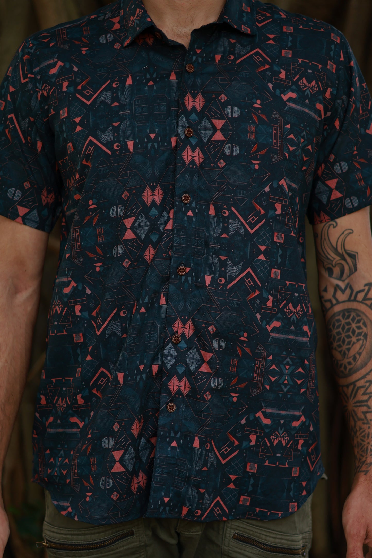 Astral Geomatrix ✧ Cotton Shirt