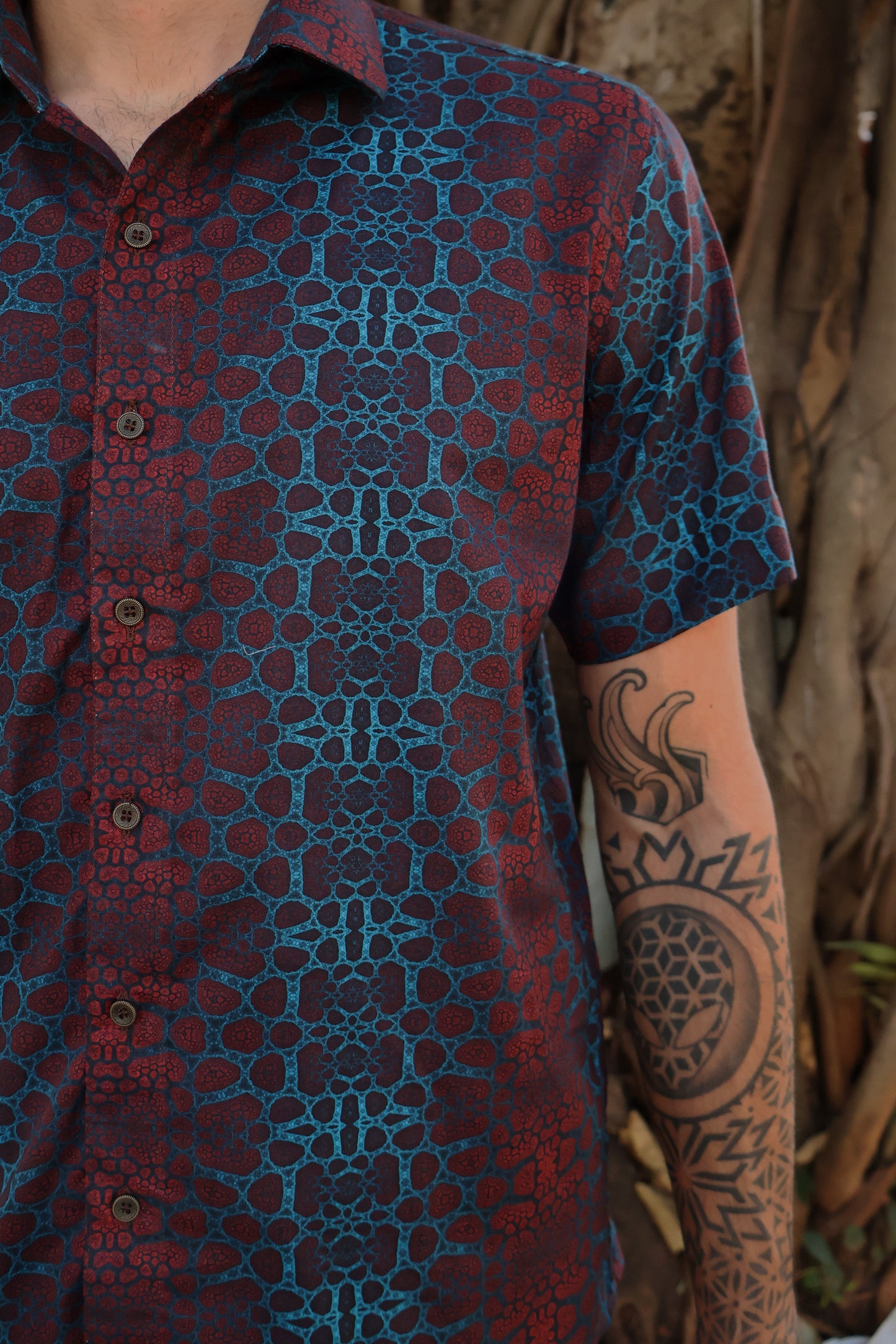 Fractal Duality ✧ Cotton Shirt