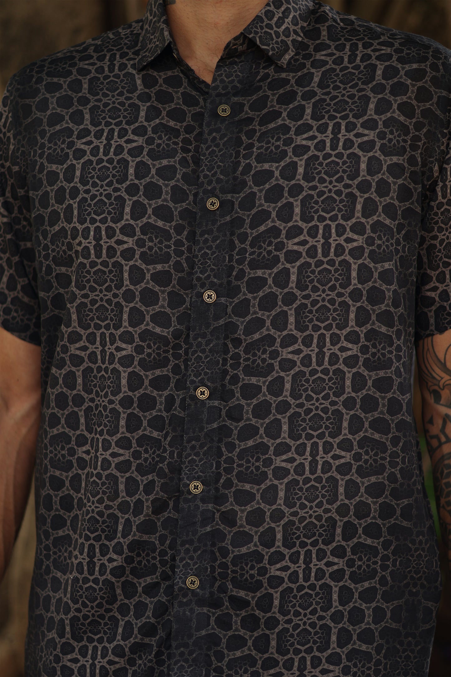 Fractal Of Ash ✧ Bamboo Shirt