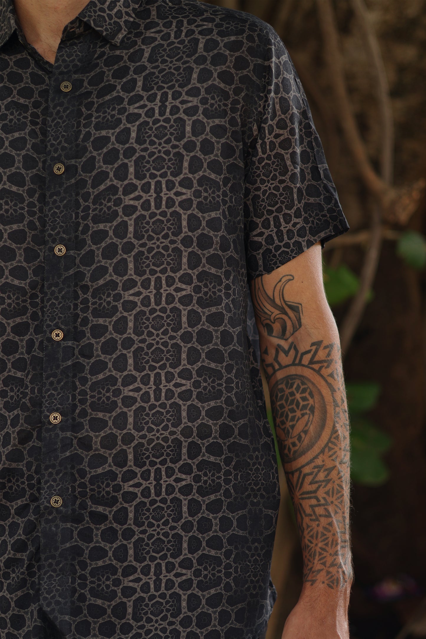 Fractal Of Ash ✧ Bamboo Shirt