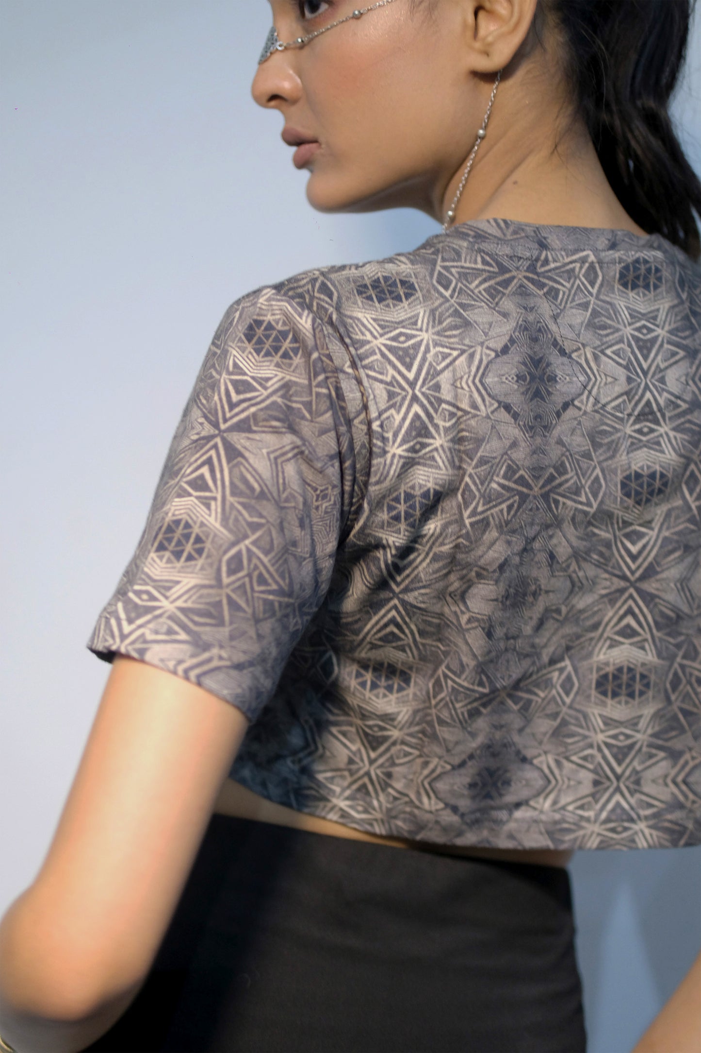 Geometric Odyssey ✧ Crop Tee