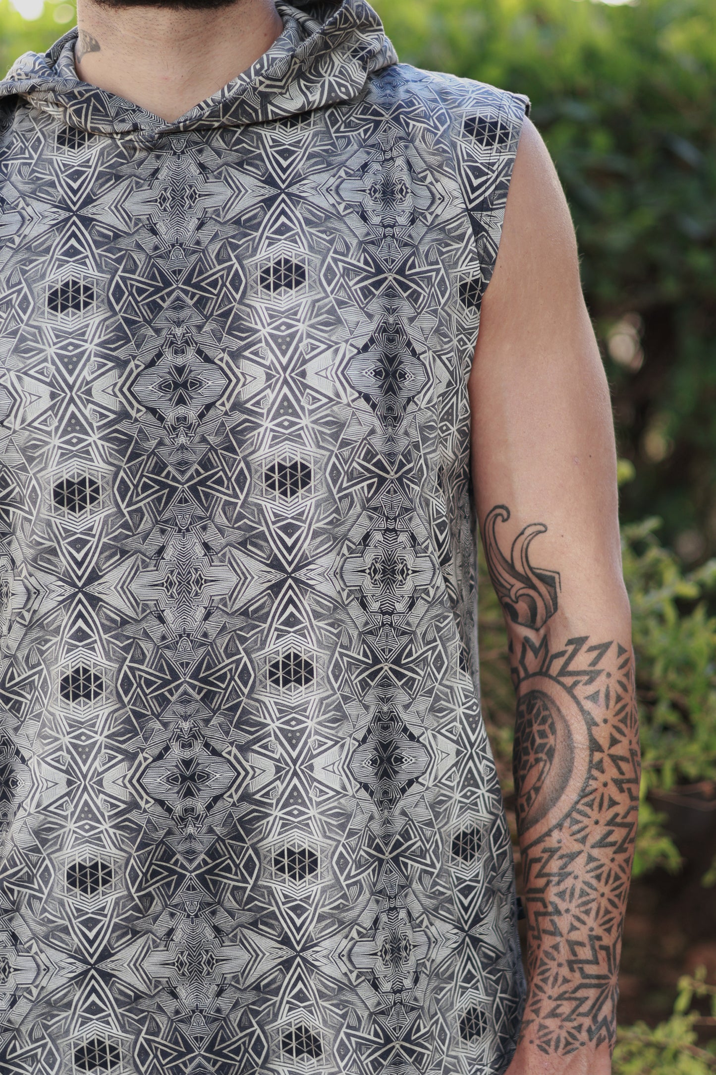 Geometric Odyssey ✧ Hooded Tank