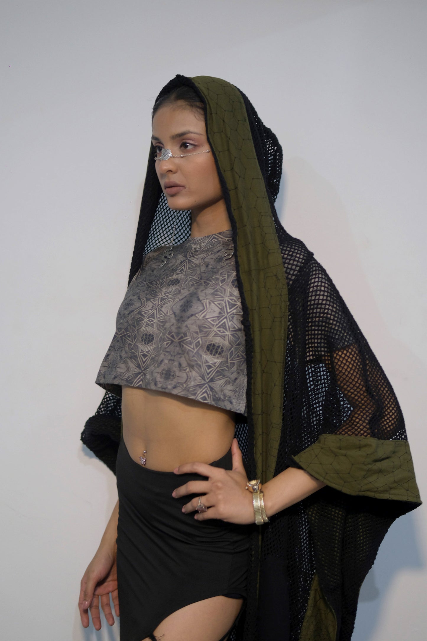 Geometric Odyssey ✧ Crop Tee