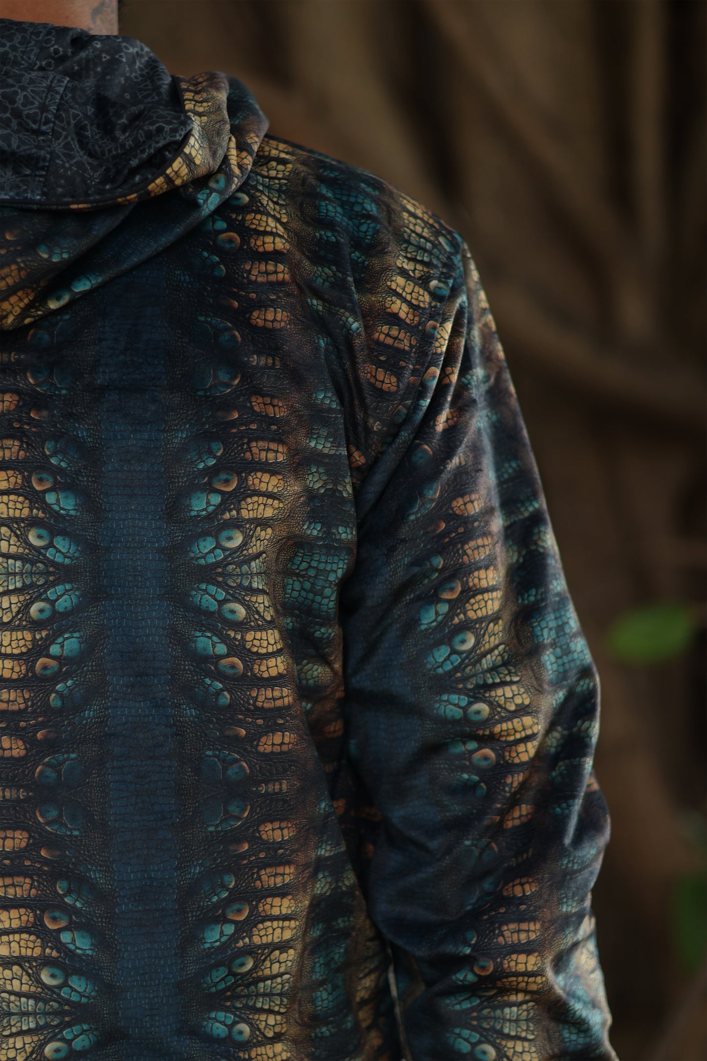 Symmetric Visuals X Obsidian Scales ✧ Reversible Jacket