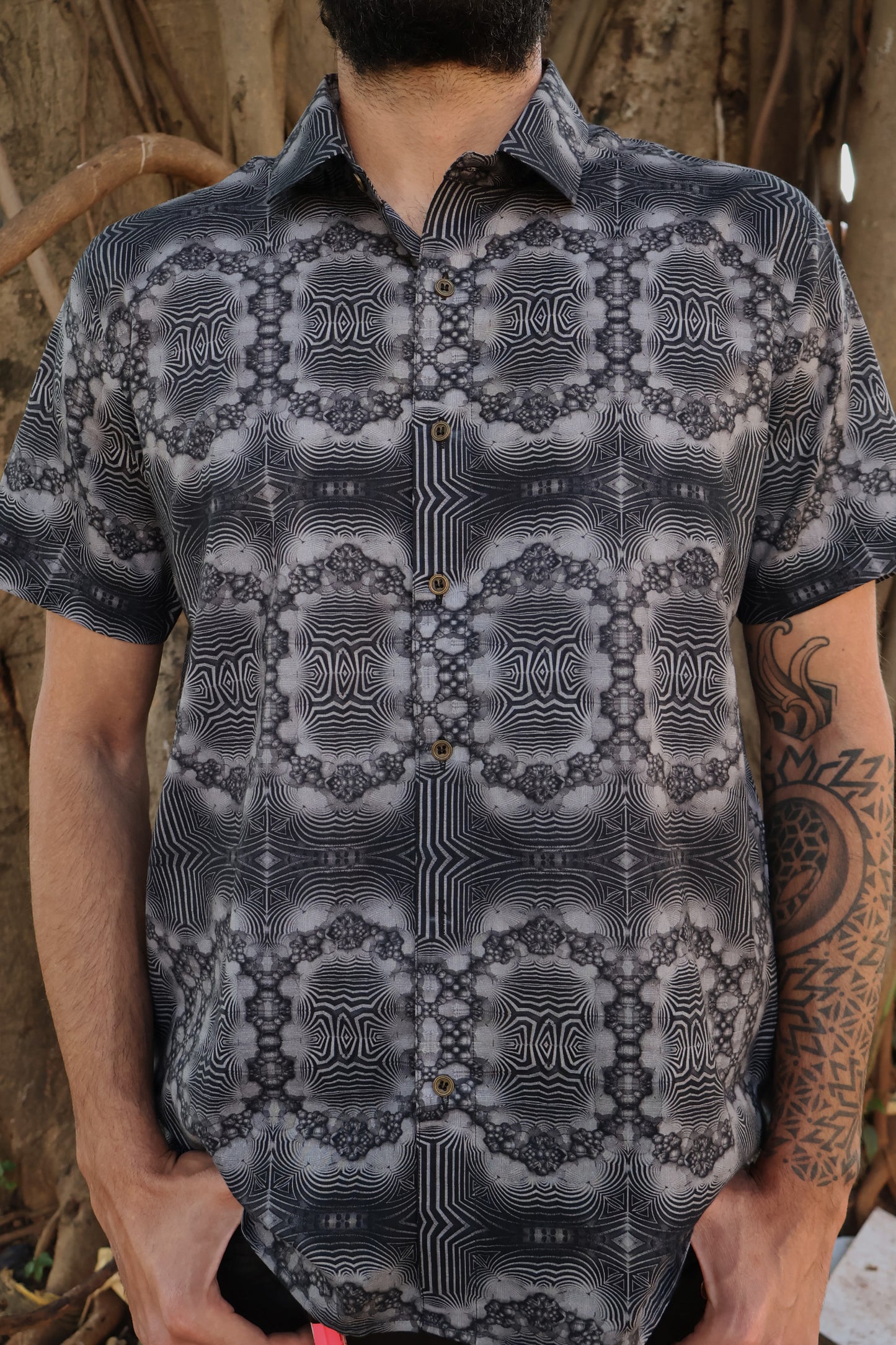 Optical Overdrive ✧ Cotton Shirt