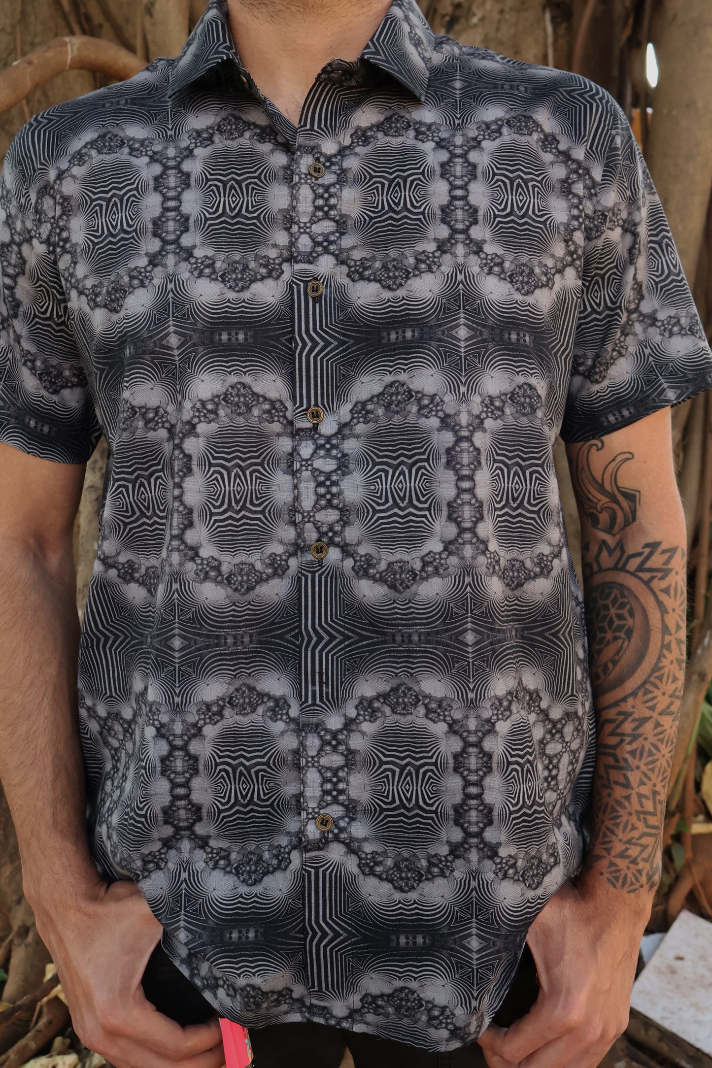Optical Overdrive ✧ Cotton Shirt