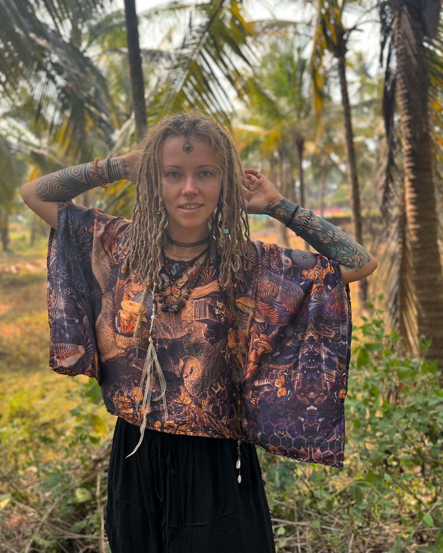 Full Moon Rising ✧ Poncho Top