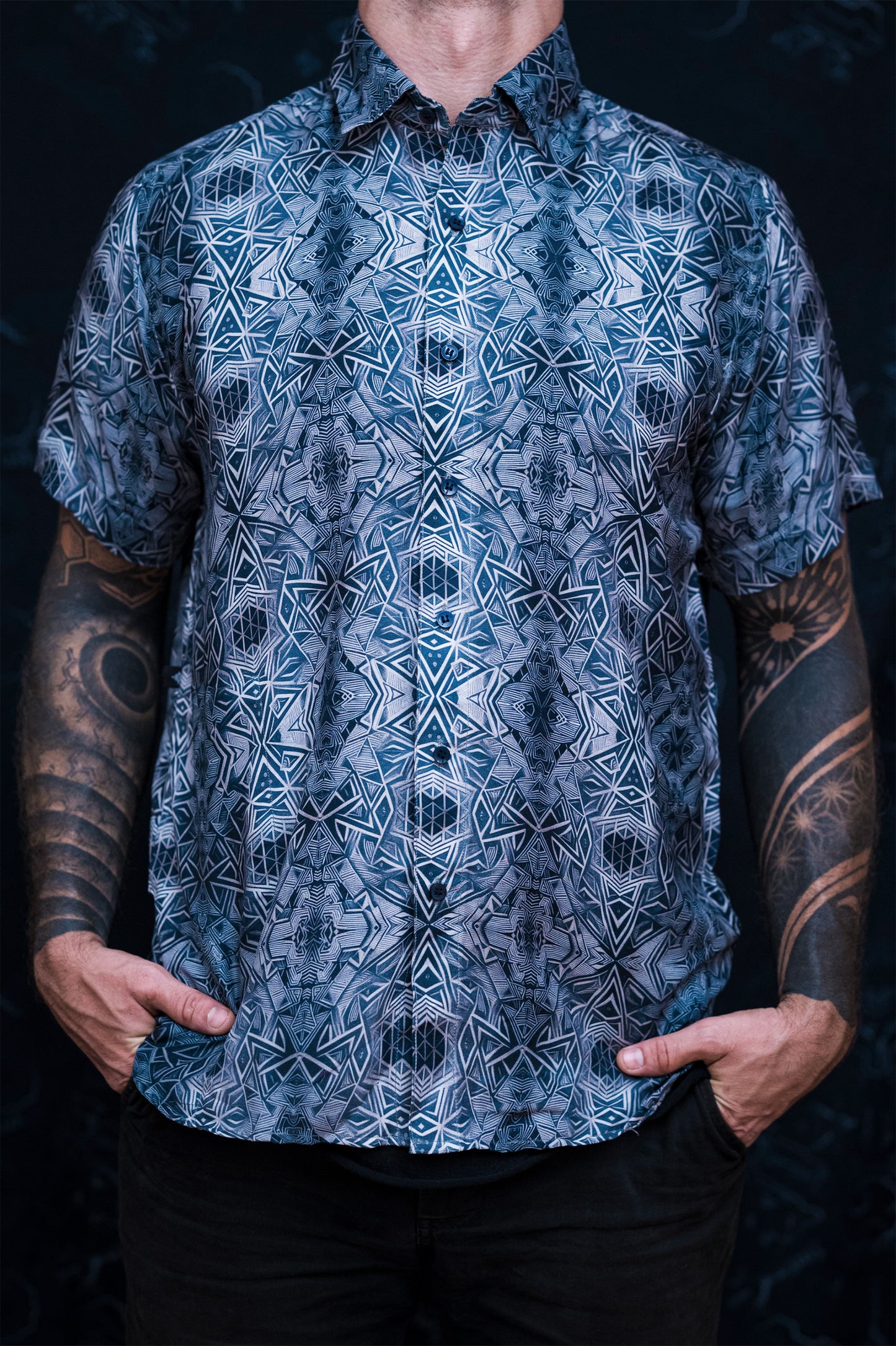 Geometric Odyssey ✧ Cotton Shirt