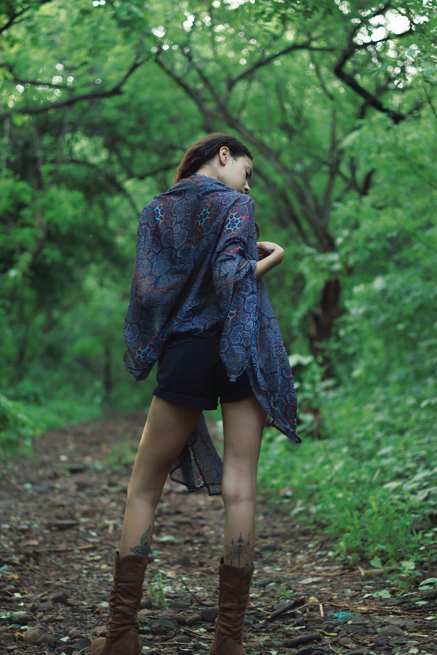 Fractal Boom ✧ Bamboo Scarf