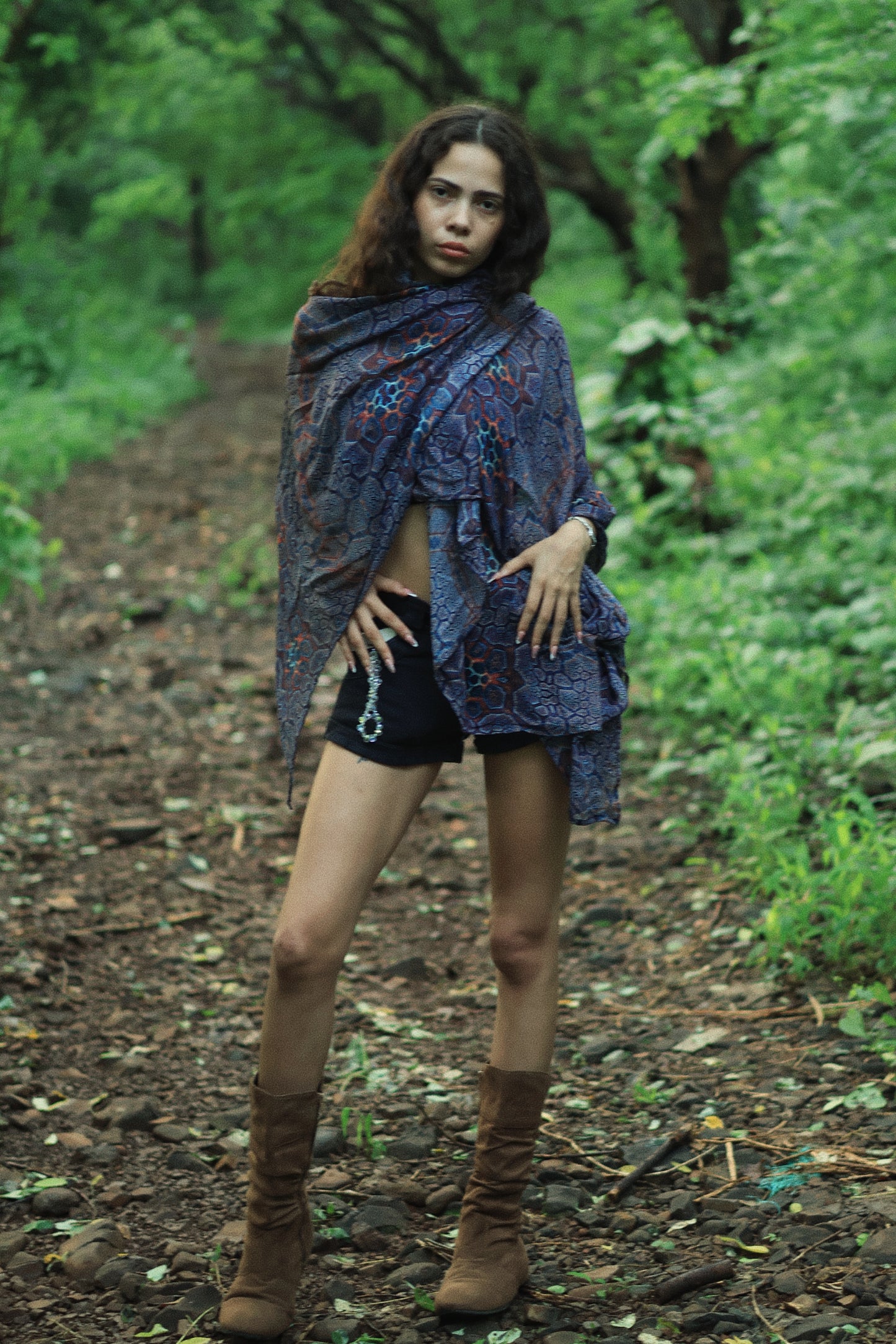 Fractal Boom ✧ Bamboo Scarf