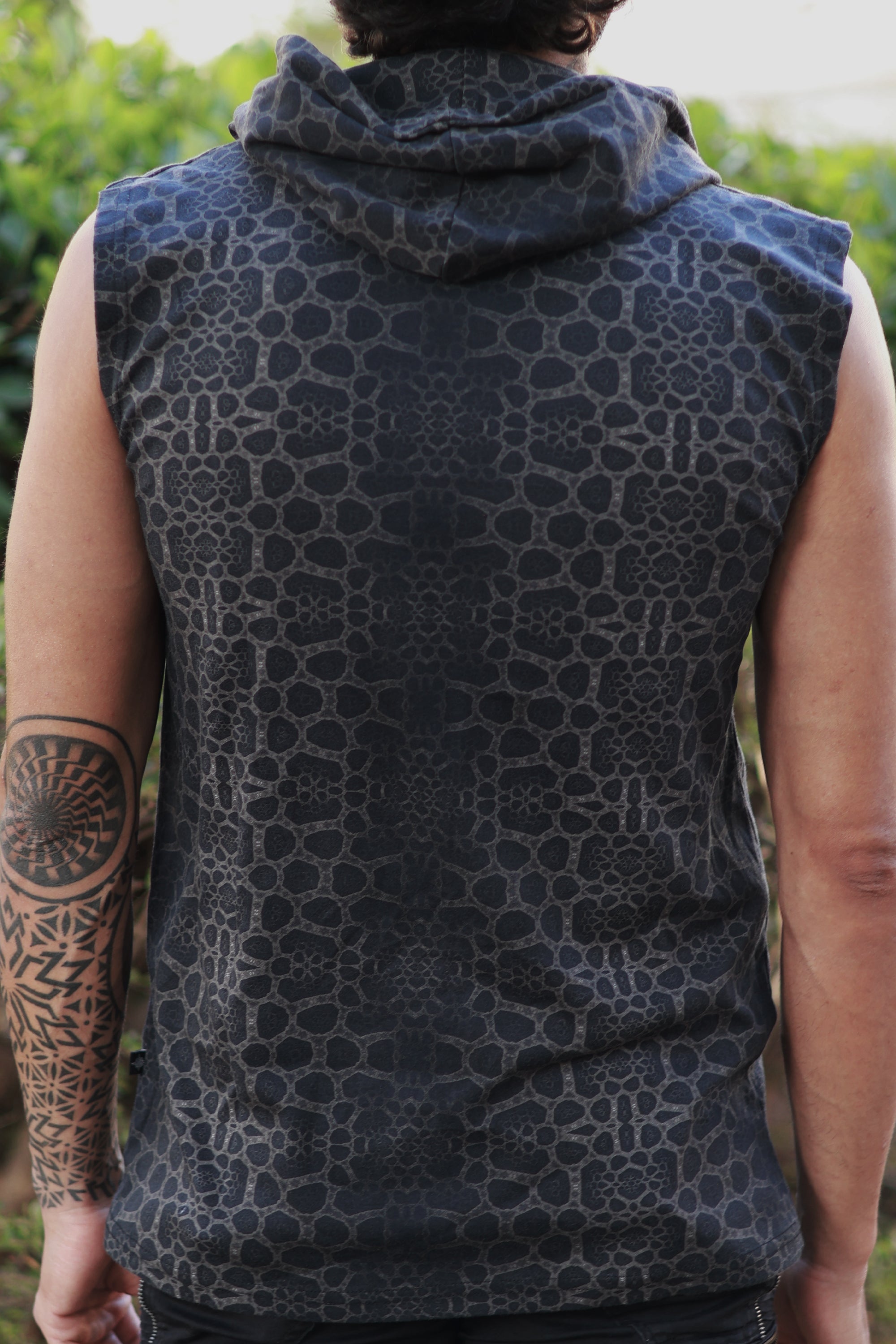 Fractal Of Ash ✧ Hooded Tank – Eternal Knot Apparel