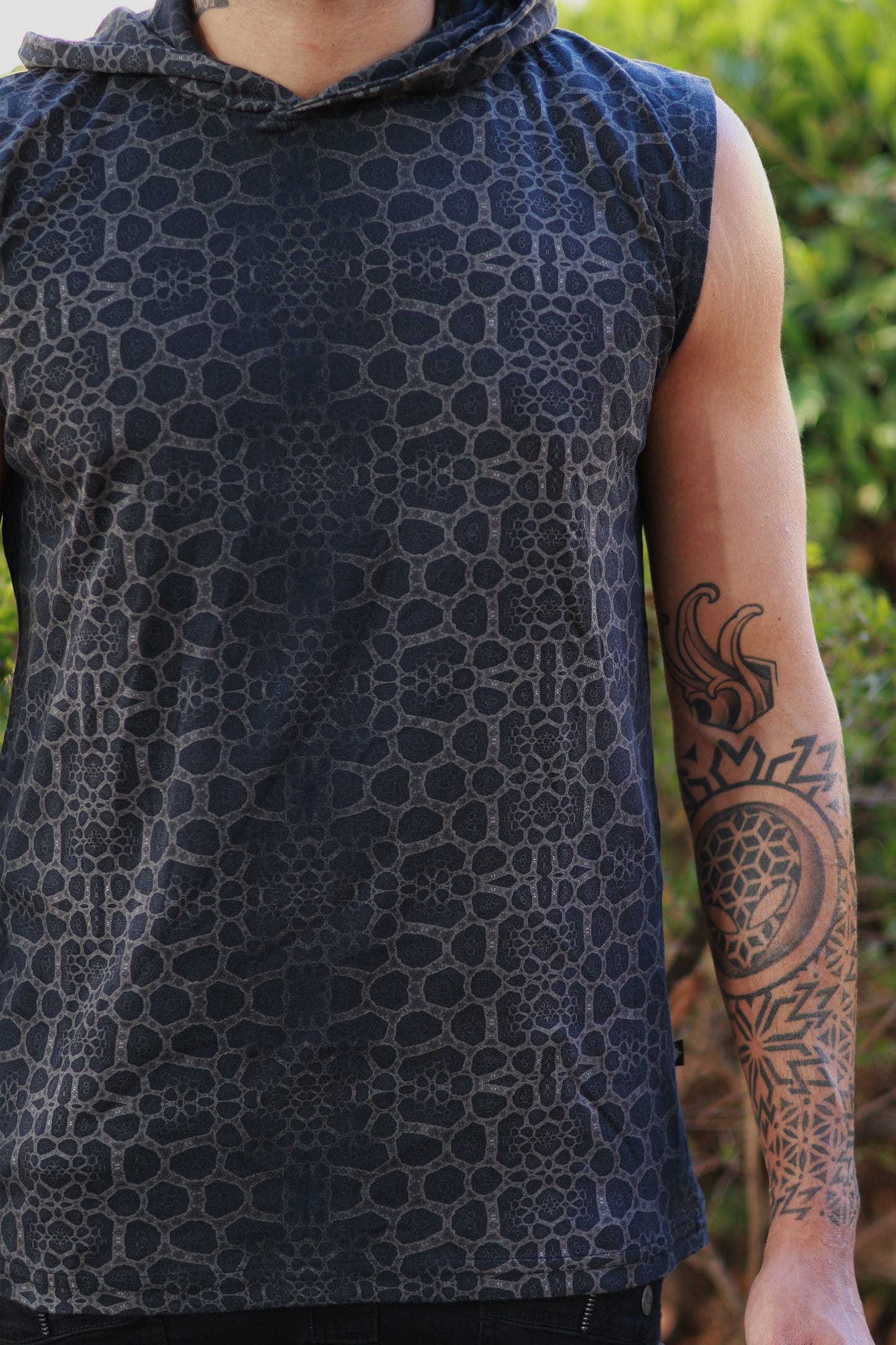 Fractal Of Ash ✧ Hooded Tank
