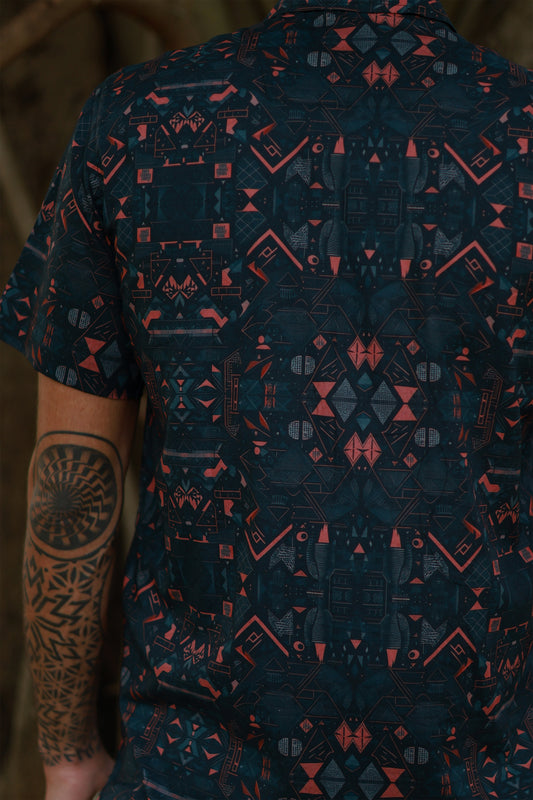 Astral Geomatrix  ✧ Cotton Shirt