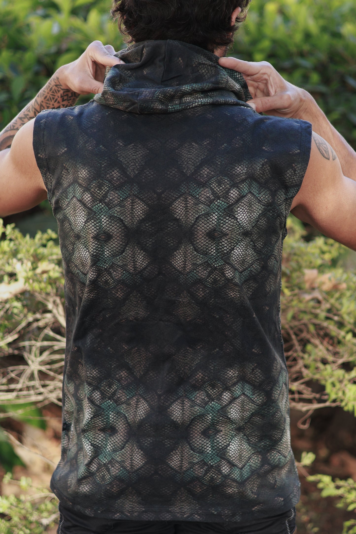 Emerald Scales ✧ Hooded Tank