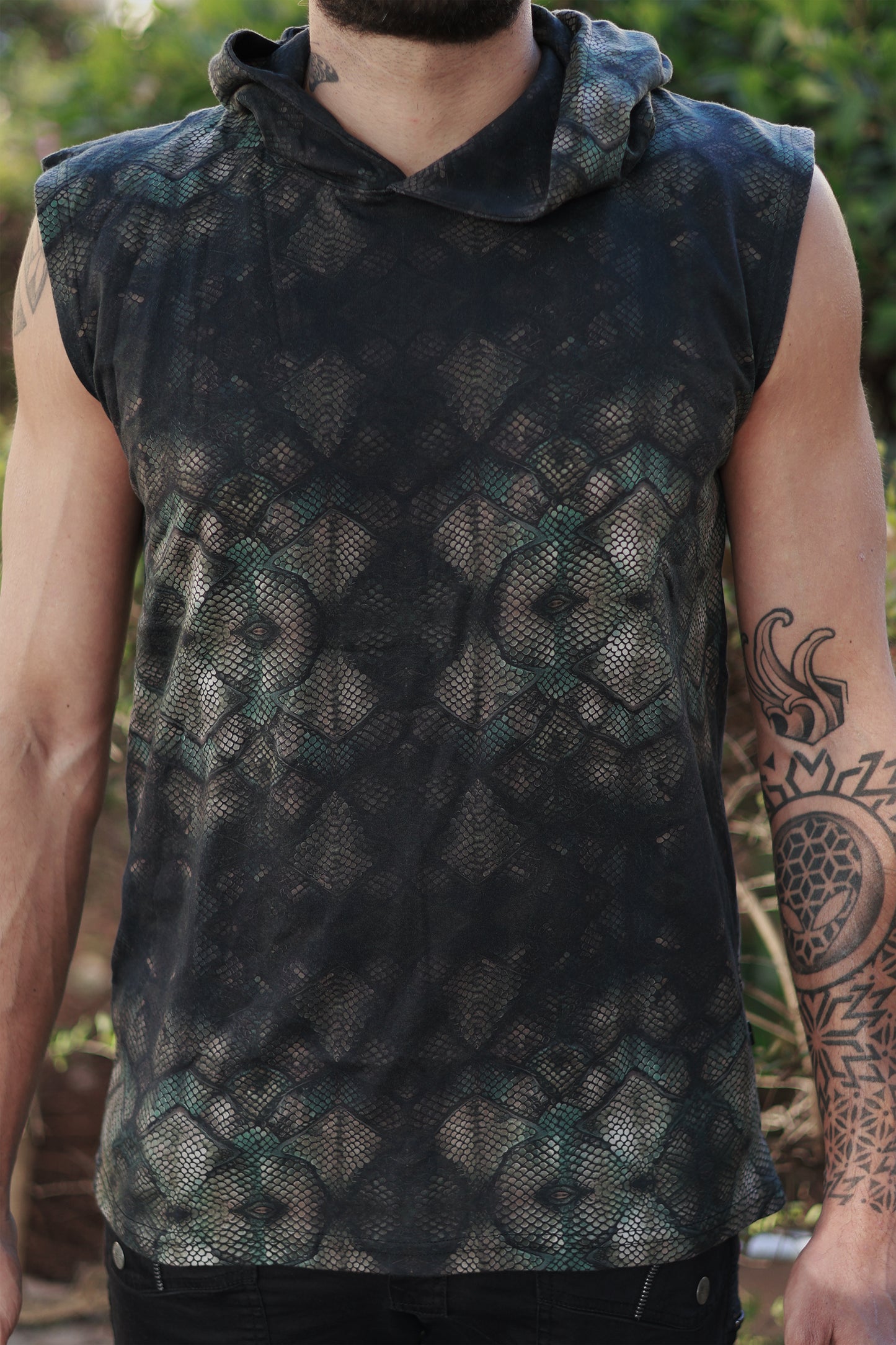Emerald Scales ✧ Hooded Tank