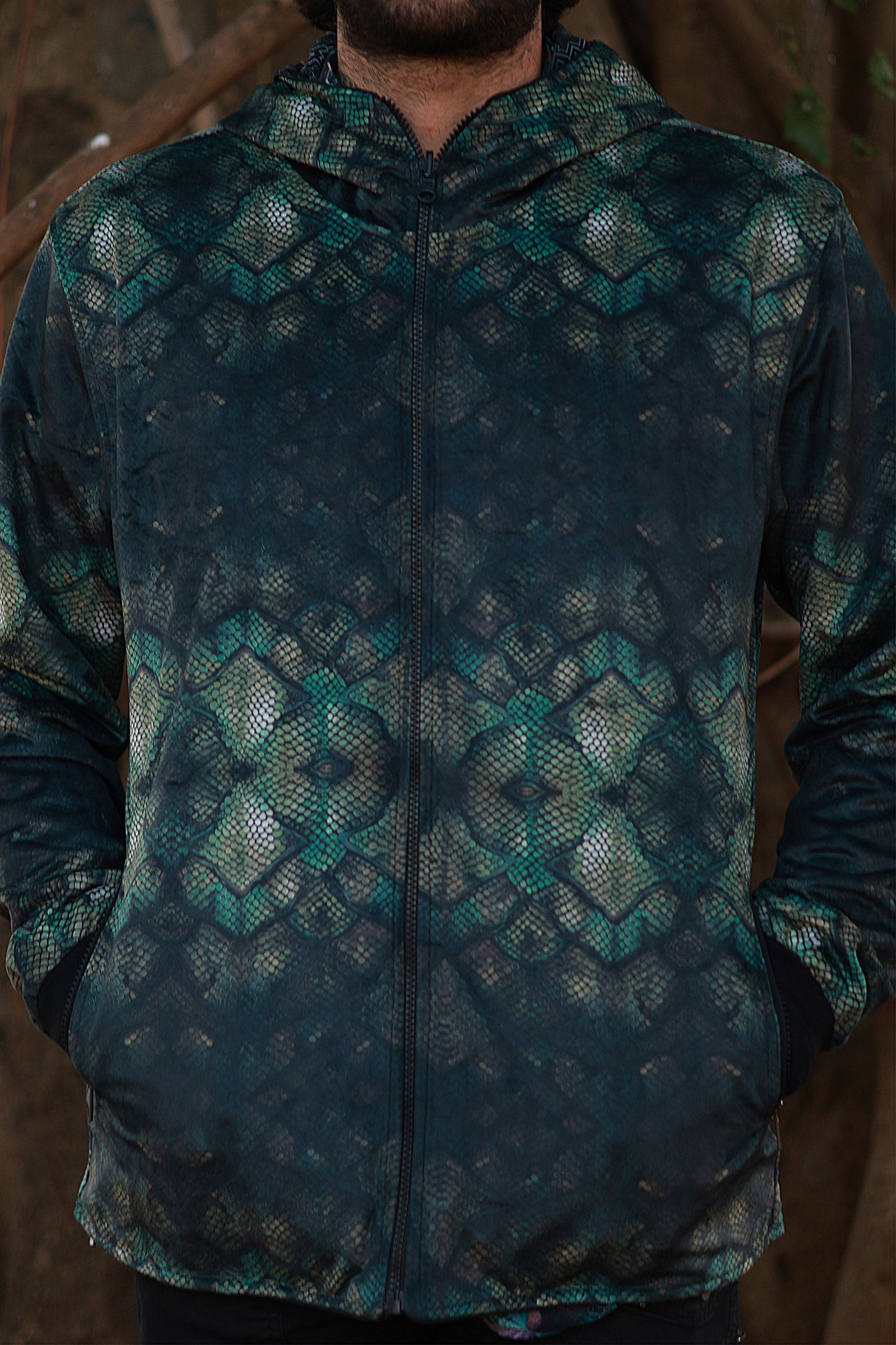 Emerald Scales X Shaman Spirit ✧ Reversible Jacket