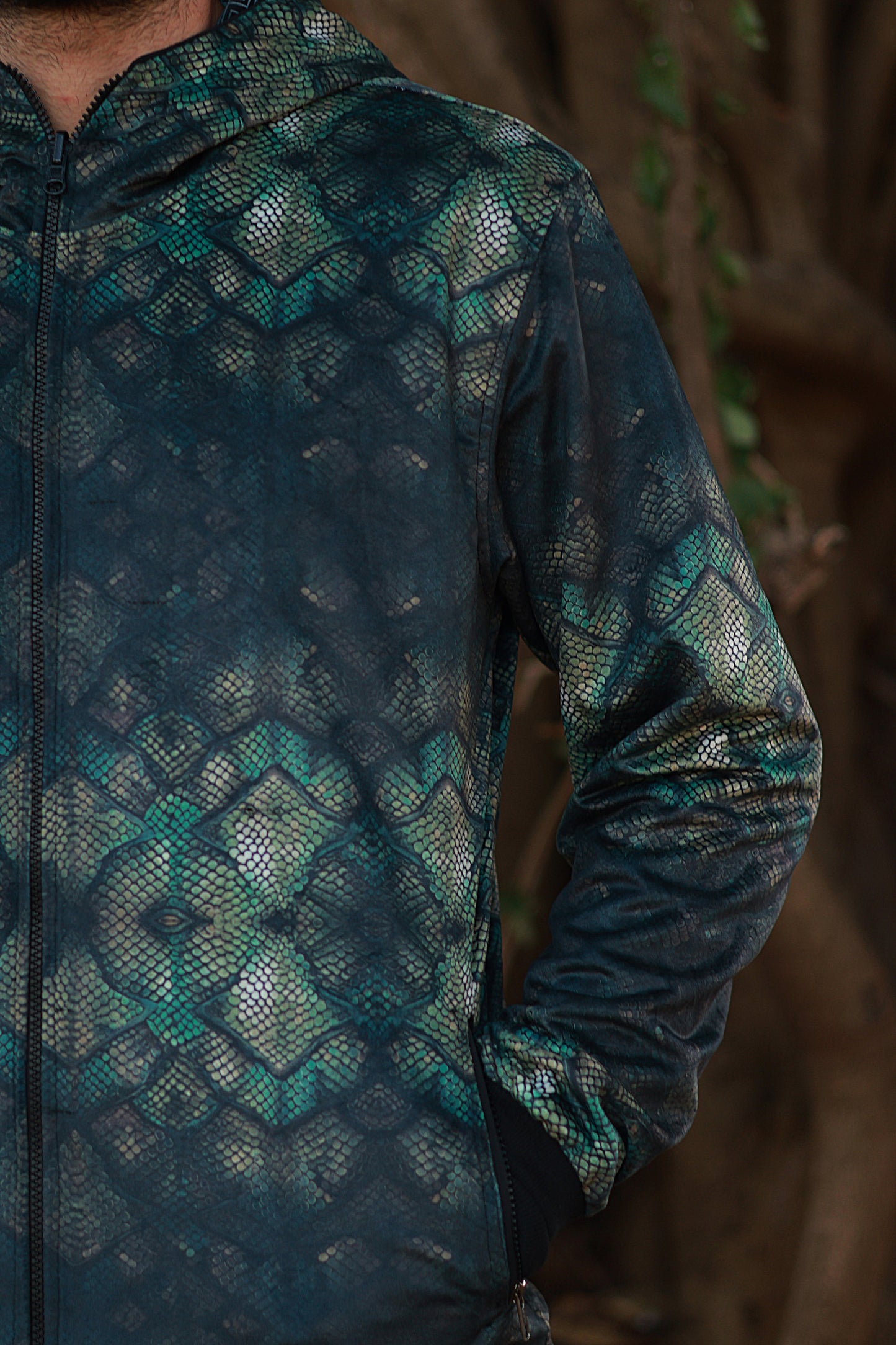 Emerald Scales X Shaman Spirit ✧ Reversible Jacket
