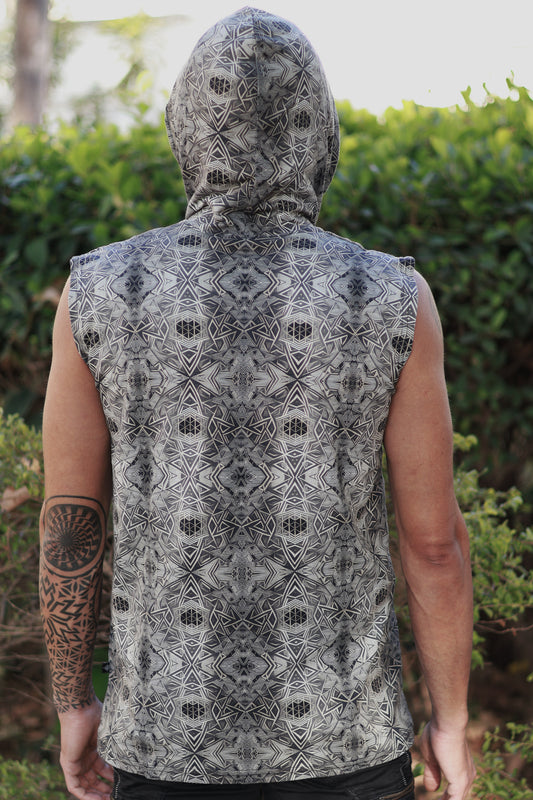 Geometric Odyssey ✧ Hooded Tank
