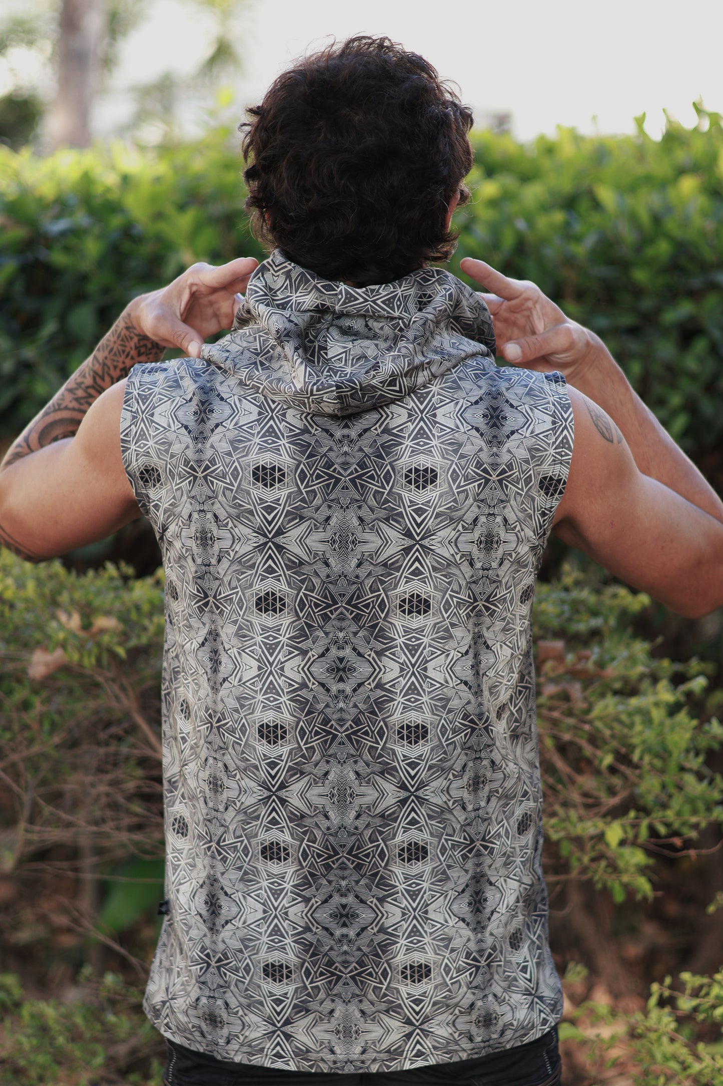 Geometric Odyssey ✧ Hooded Tank