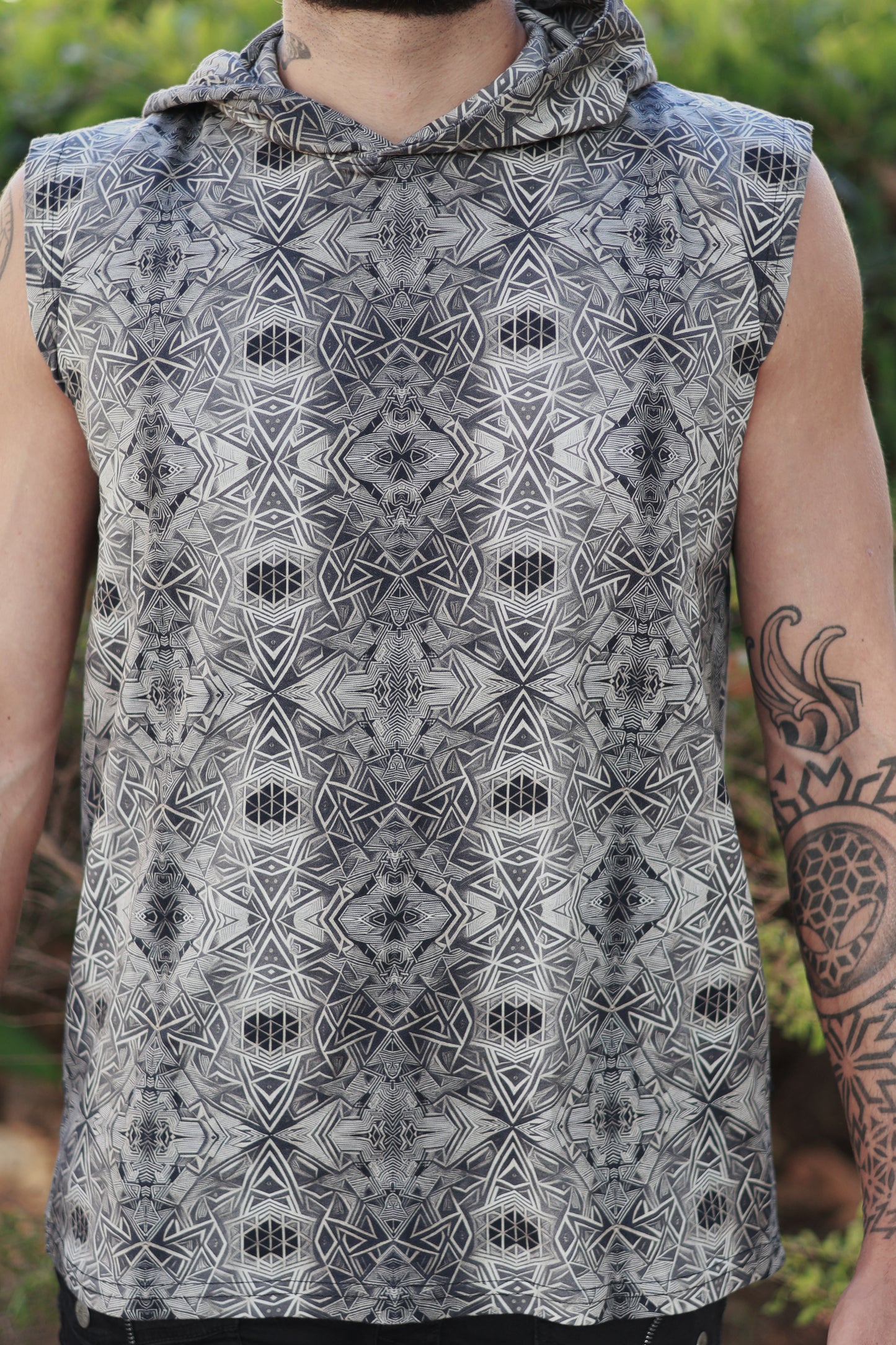Geometric Odyssey ✧ Hooded Tank