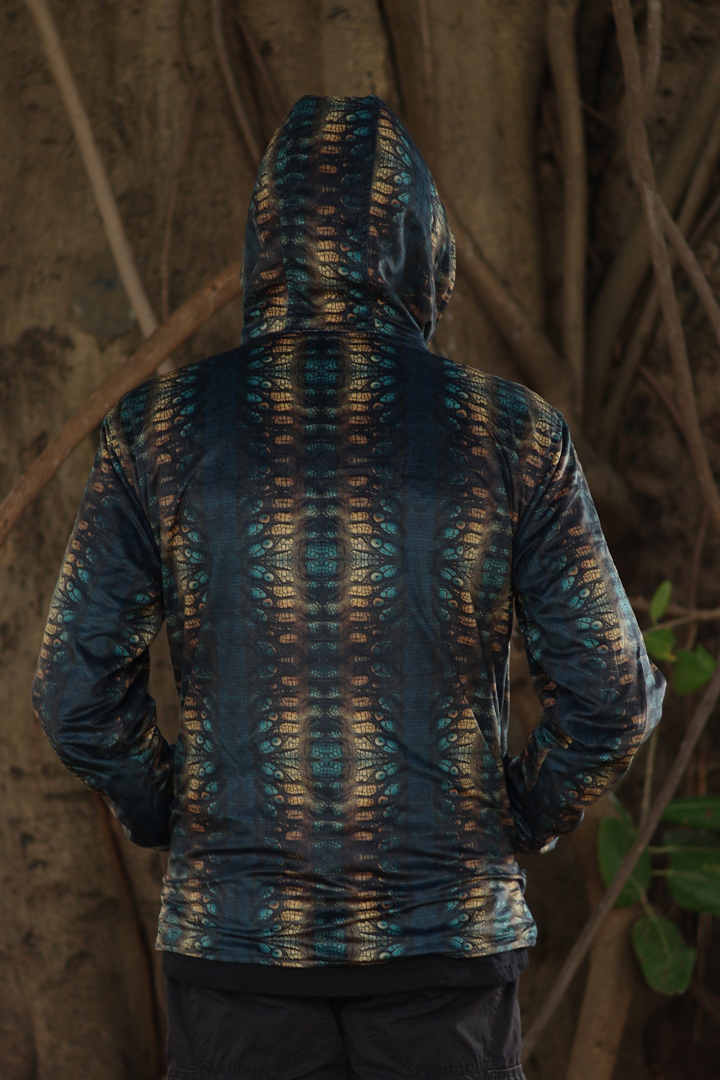 Symmetric Visuals X Obsidian Scales ✧ Reversible Jacket