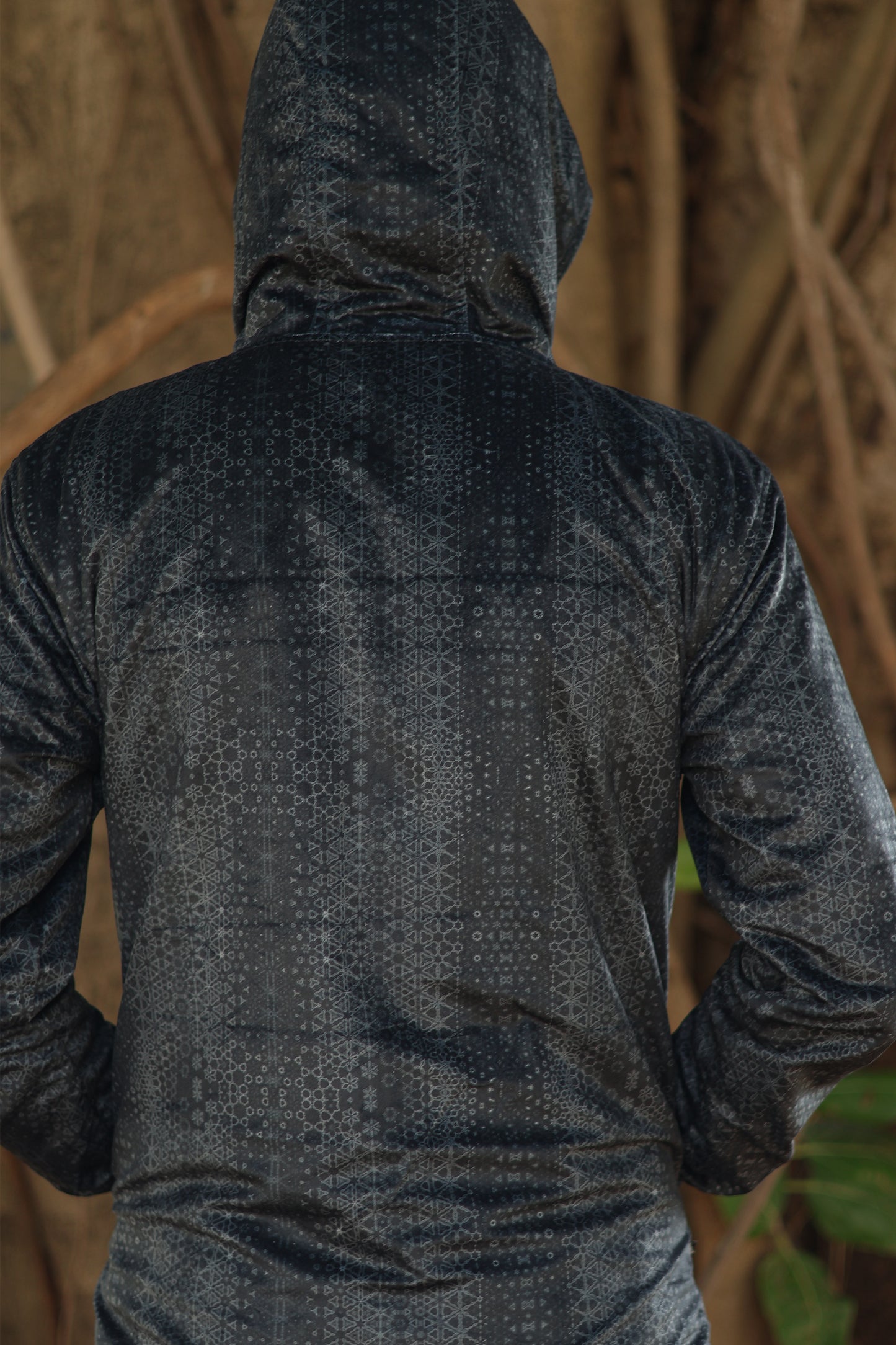 Symmetric Visuals X Obsidian Scales ✧ Reversible Jacket